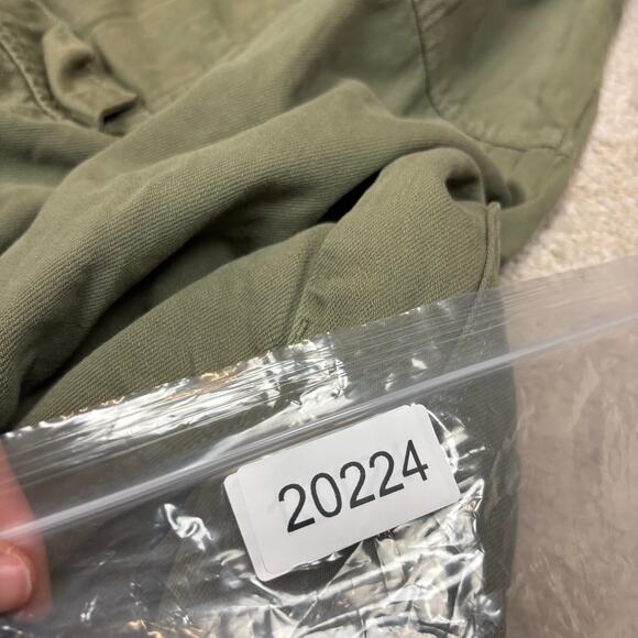 Reformation Bailey High Rise Utility Pants Women's 24 Military Cargo Wide Leg - Picture 11 of 11